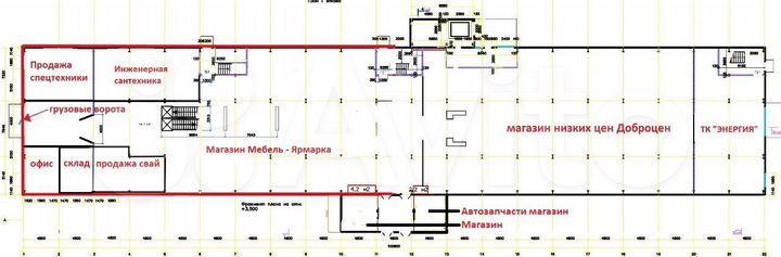 Свободного назначения, 100 м²