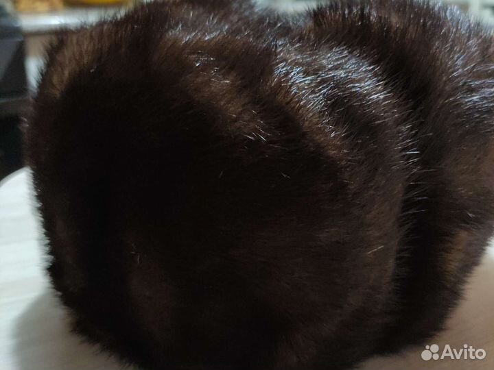 Норковая шапка мужская