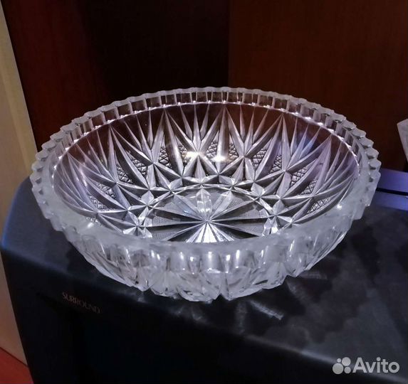 Хрустальная салатница СССР