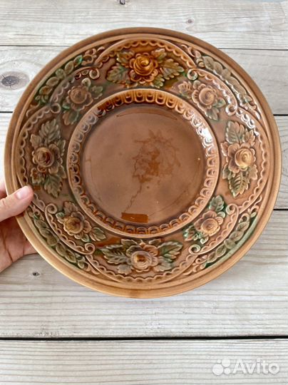 Блюдо Конаково тарелка Зик раритет ретро СССР