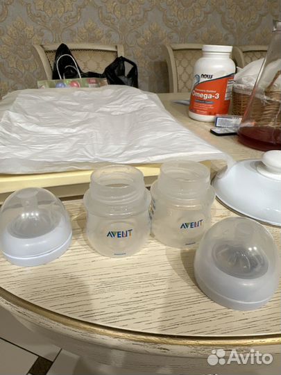 Бутылочки avent natural набор 2 штуки