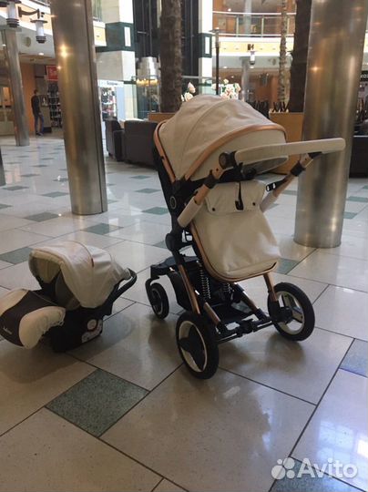 Коляска 3в1 Belecoo трансформер белая новая