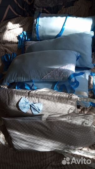 Бортики в детскую кроватку бу