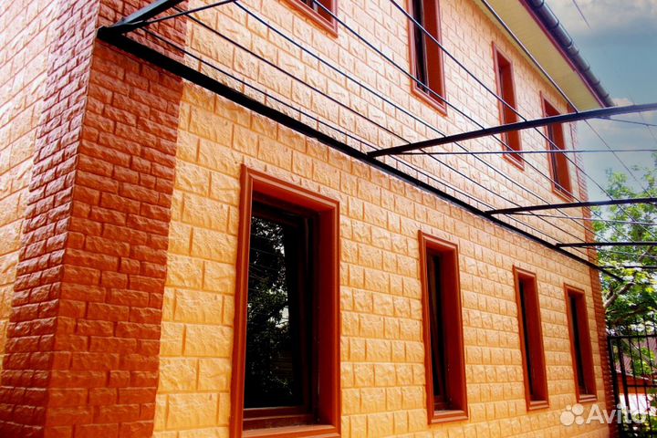 Фасадные термопанели полифасад