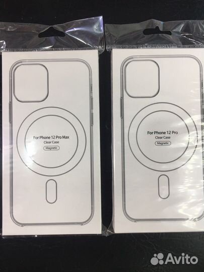 Чехол на iPhone прозрачный с MagSafe