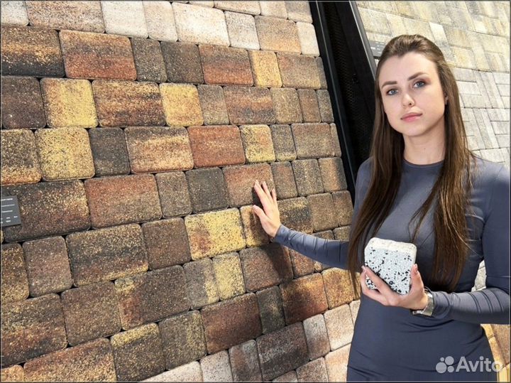 Прочная Тротуарная Плитка от 120 м2