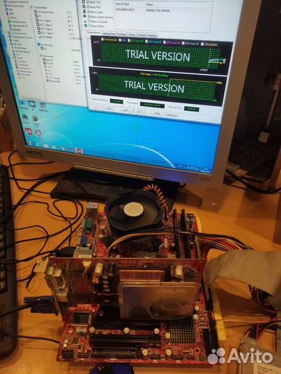 Плата 775 сокет/2.83Ггц/4Гб озу