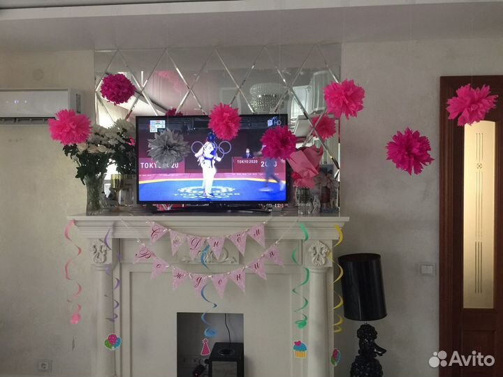 Бумажные помпоны