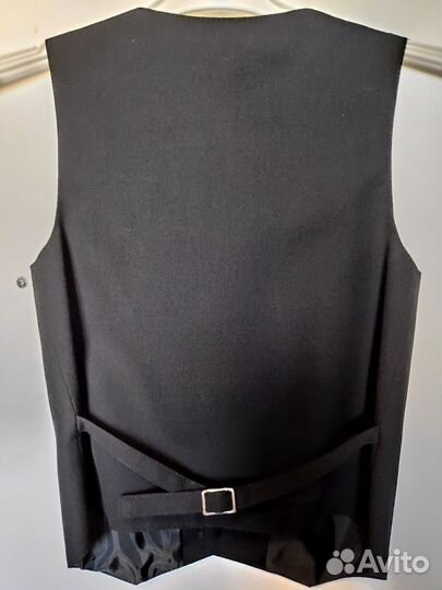 Жилет черный классический школьный, р. 122-128