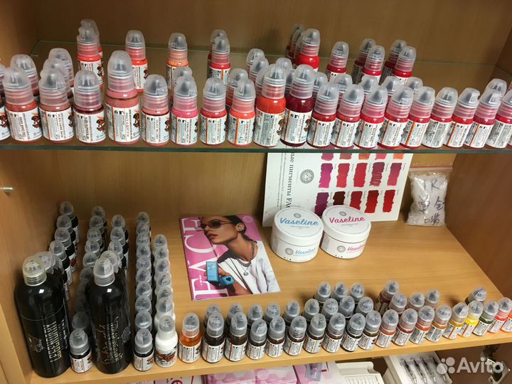 Пигменты для татуажа губ, бровей World Famous 15мл