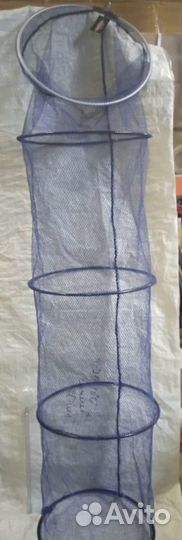 Садок с прорезиненной сеткой Grfish 2м,2.5м grkn