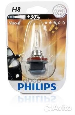 Лампа H8 12360 12V 35W 12360B1 Philips