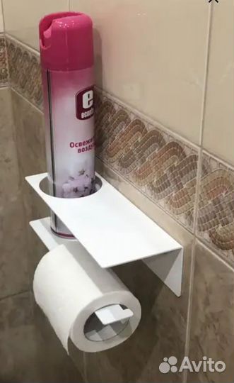 Полочка металлическая д/туалетной бумаги