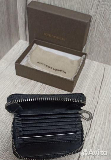 Картхолдер из натуральной кожи Bottega Veneta
