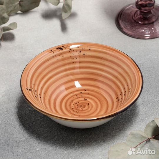 Миска фарфоровая «Винтаж», 300 мл, d15 см, цвет ко