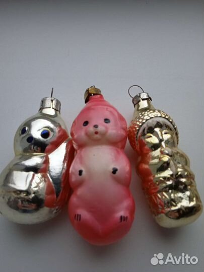 Елочные игрушки СССР. Одним лотом