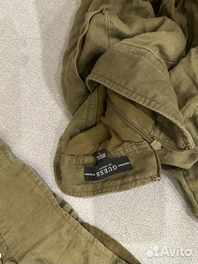 Женский костюм Guess шорты и майка), р-р 42, лен