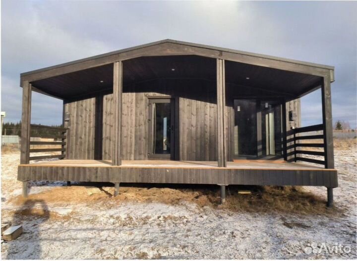 Каркасный дачный дом с доставкой 60 м кв, арт. дп-2325