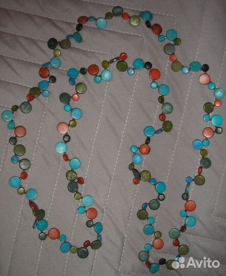 Бусы разноцветные