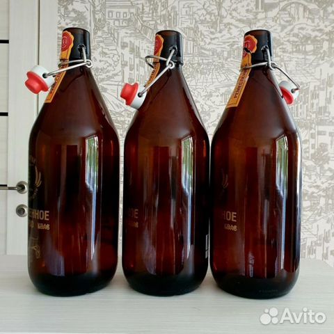 Бутылка с бугельной пробкой 1 л купить в Екатеринбурге | Товары для ...