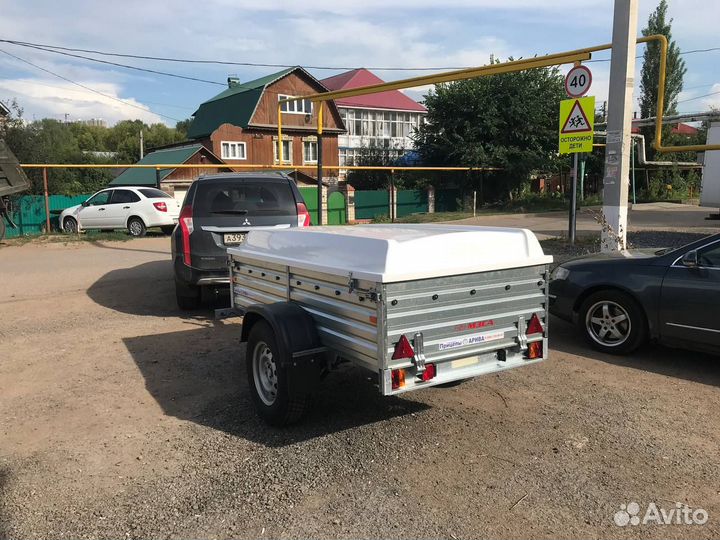 Прицеп легковой одноосный от мзса Арива