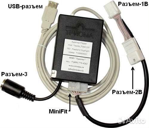 USB-адаптер Trioma Host-Flip, Toyota 6+6