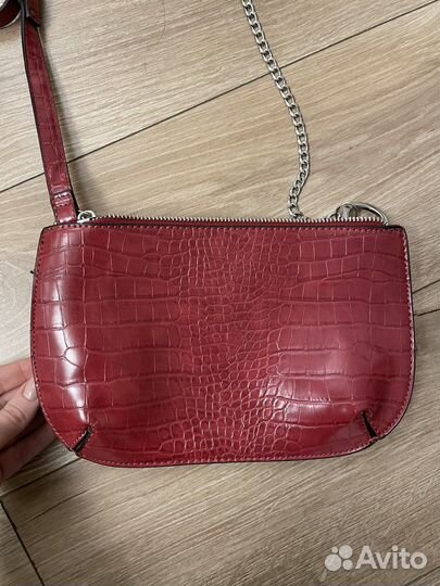 Сумка клатч красная Stradivarius