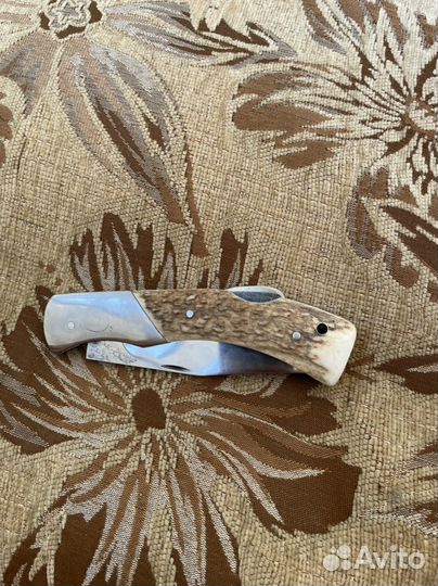 Нож складной ручной работы