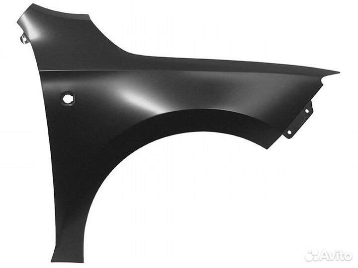 Крыло переднее skoda rapid 12-16 RH прав. с отв.по