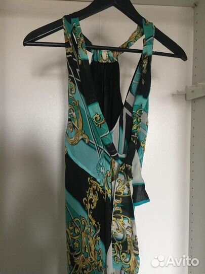 Платье макси с открытыми плечами р-р 44-46