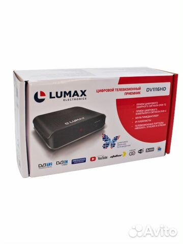 Эфирная приставка Lumax dv1116hd