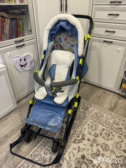 Санки коляска ника