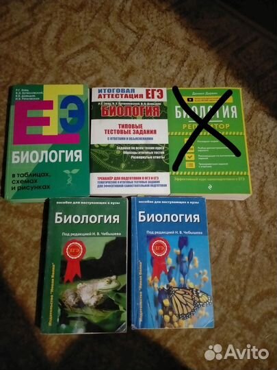 Пособия для подготовки к ЕГЭ по биологии