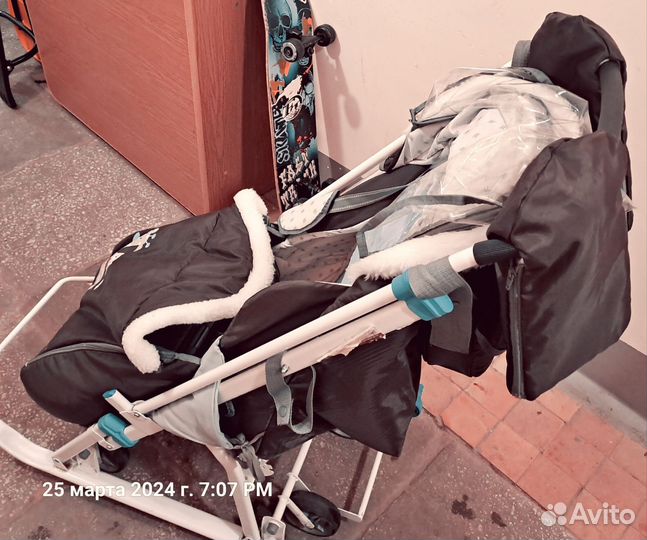 Санки коляска ника kids