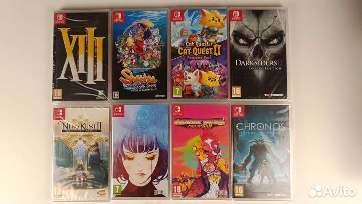 Игры для Nintendo Switch (новые в пленке )