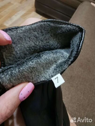 Перчатки натуральная кожа