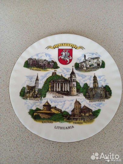 Настенная тарелка из Прибалтики