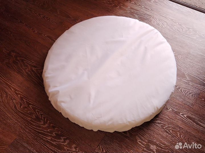 Круглый матрас для детской кроватки