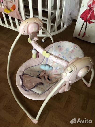 Детская качеля шезлонг