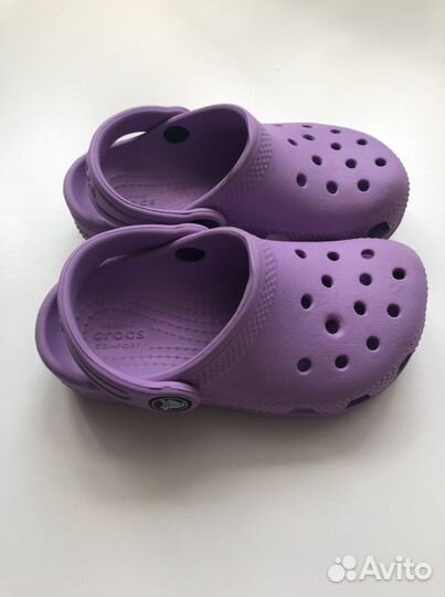 Crocs Кроксы детские фиолетовые 8 (25 размер)