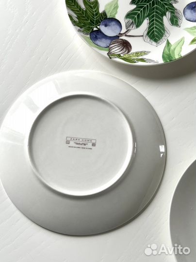 Zara home тарелка фарфор