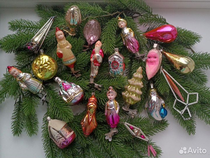Елочные игрушки СССР