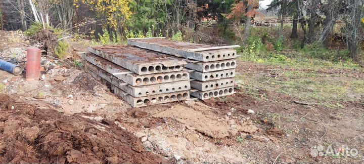 Плиты перекрытия пустотные