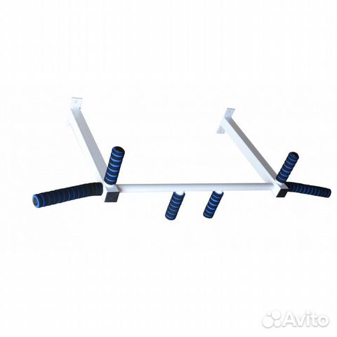 Турник потолочный с тремя хватами, белый