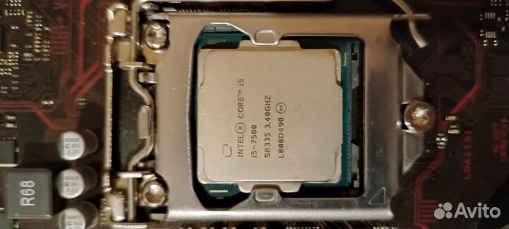 Комплект Intel core i5 7500 + материнская плата
