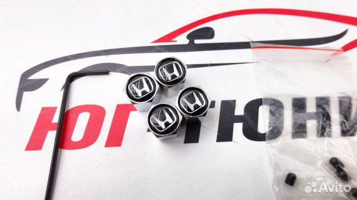 Колпачки на ниппель Honda с защитой от кражи