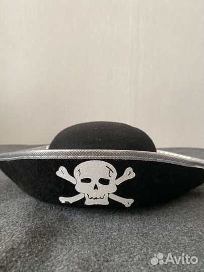 Шляпа пират карнавальная