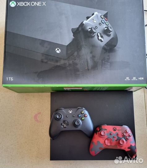 Xbox one X 2 геймпада