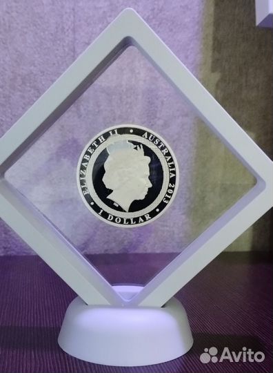 Монета Серебро Пруфф, 31.1 г