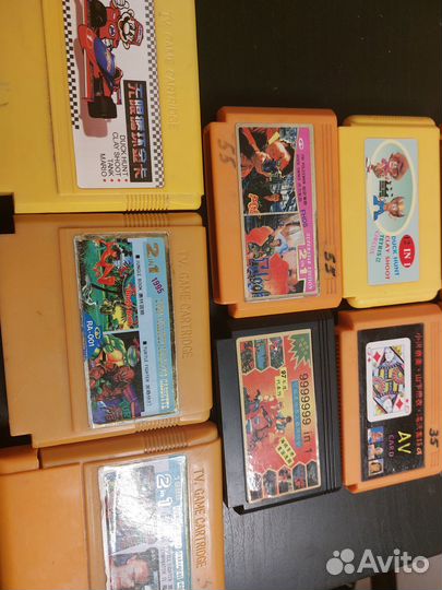 Картриджи dendy из 90х